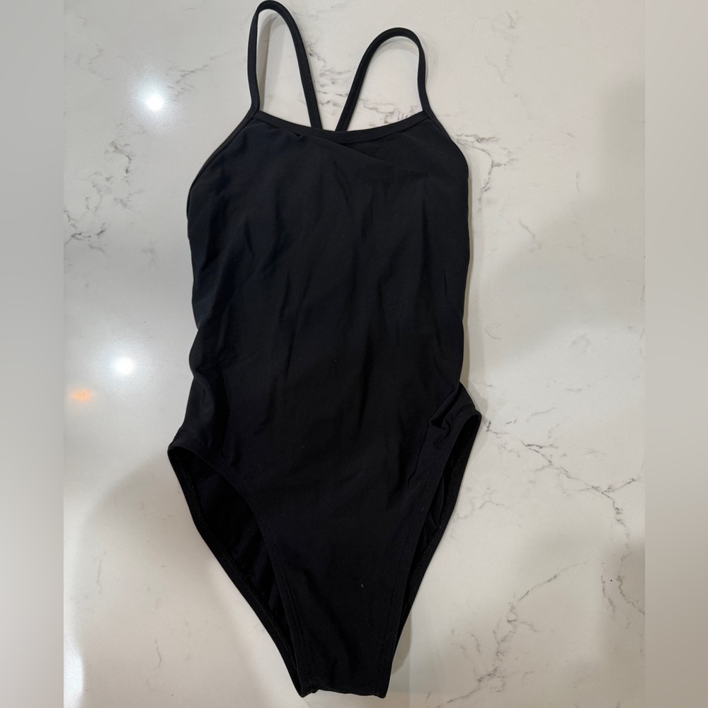 Jolyn Black one piece racing swimsuit